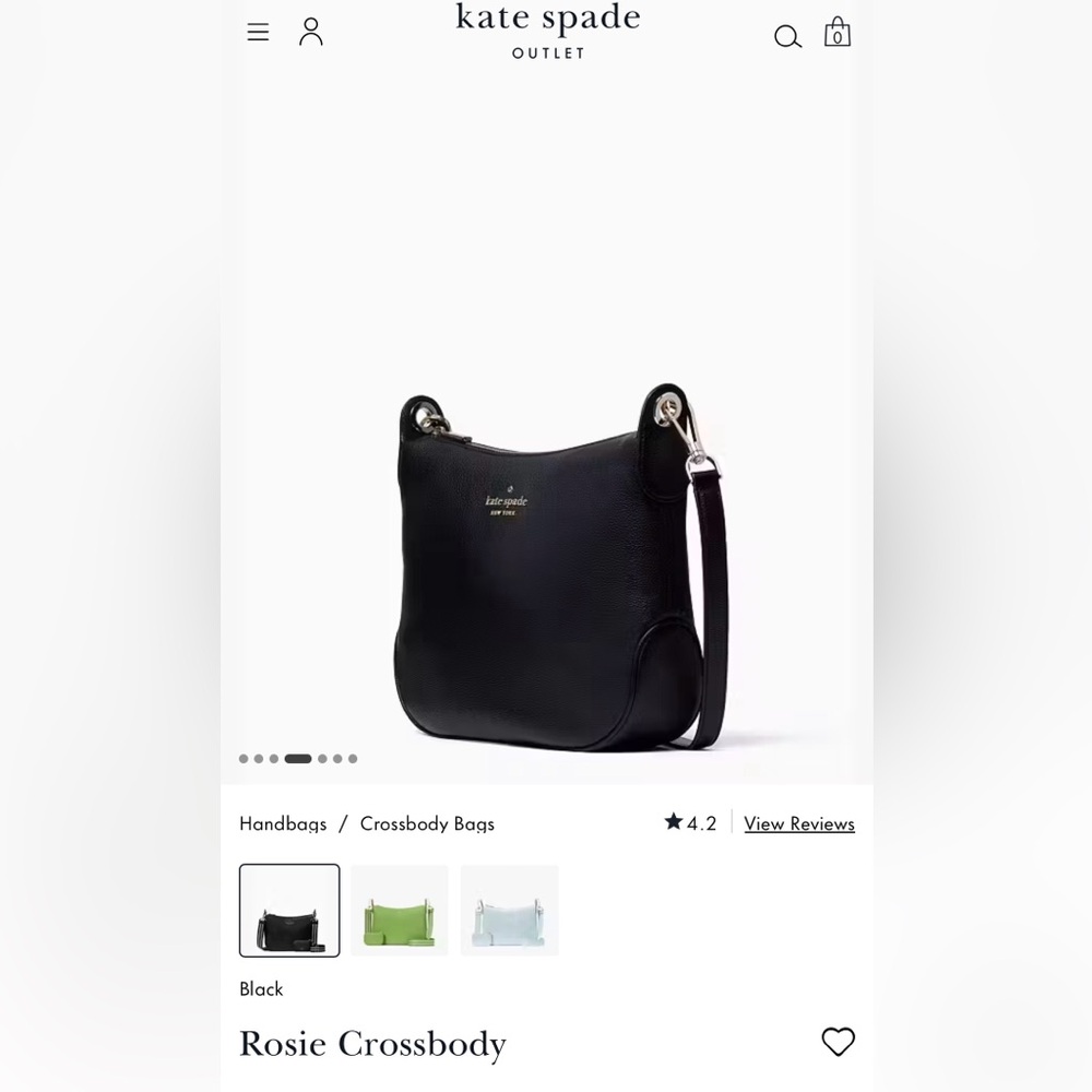 Kate Spade Rosie Black Crossbody Bag